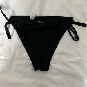 Aerie black bikini bottoms size small